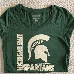 Michigan Spartans V-Neck Tee